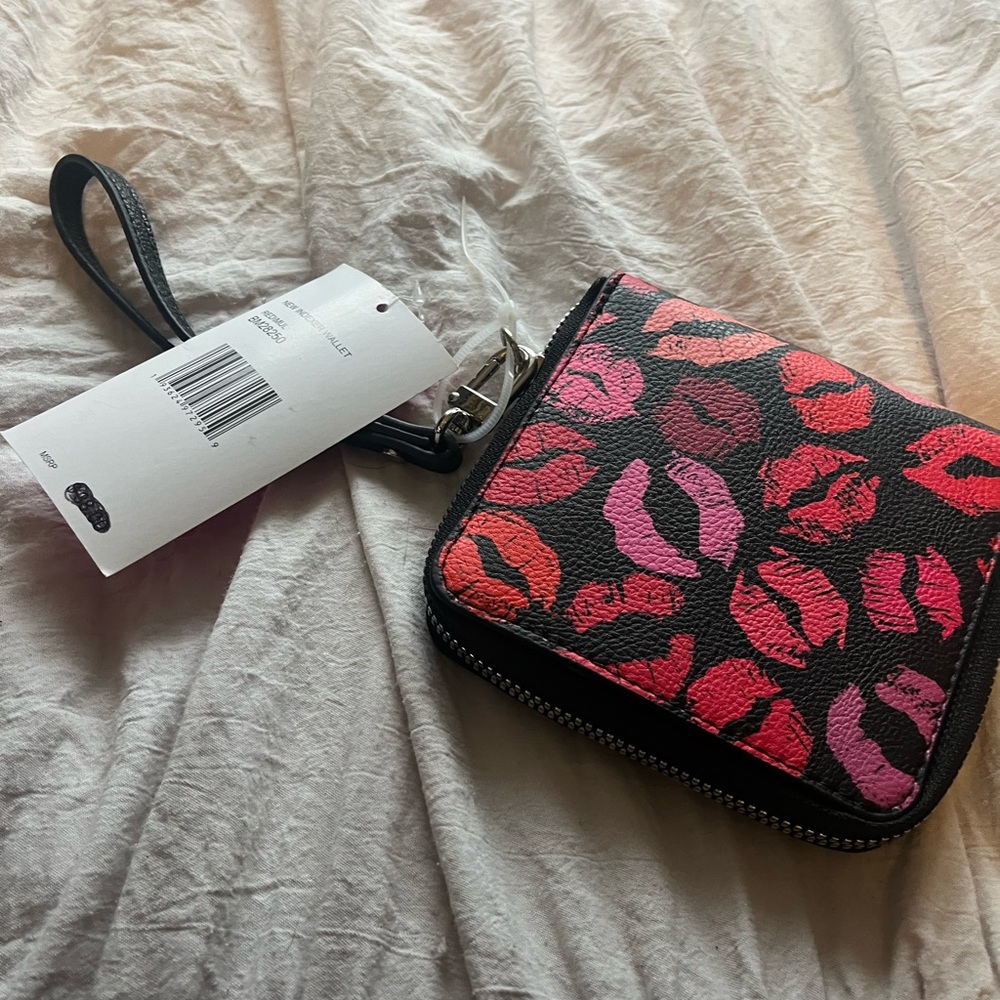 Betsey Johnson Zipper Makeup Wallet